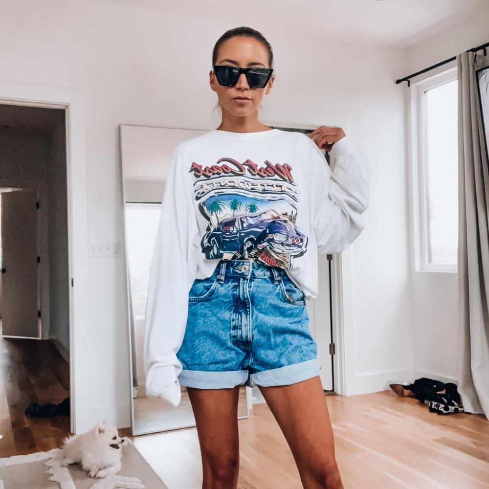 West coast crew neck tee OS
